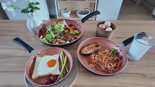 Set 3 Tigăi Non-stick din Ceramică
